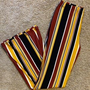 Colorful bell bottom pants